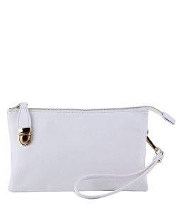 Fashion Clutch Crossbody Bag WU020B WHITE